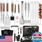 Yoehka Bbq Grilling Accessories Set 34PCS Heavy Duty Tools For Outdoor. Fixed Price $70.41.