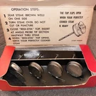 Vintage Redi-stek 4 Steak Markers Pop Open Temp Rare/medium/med Grill Mmc. Fixed Price $8.50.