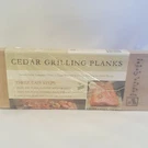 New 2 Pack Sautee Cedar Grilling Planks 15X6". Fixed Price $19.95.