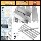 6-BURNER Parts, Heat Shield & Kit, Replacement For Nexgrill 7. Fixed Price $82.99.