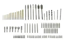 100PC Drill Bits Set Bulk Twist Drivers Masonry Spade Woodworking. Fixed Price $19.99.