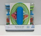 Mainstays 30 Piece Tropical Floral Barbecue Set Bpa Free. Fixed Price $12.97.