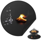 48INCH Pit Mat, Round Under Blanket For Outdoor Grill, Fireproof. Fixed Price $36.46.
