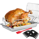 Dallden Roasting Pan Flat Cooling Rack 15.5 Inch Roaster For Turkey. Fixed Price $77.78.