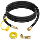 7 Ft Rv Propane Quick Connect Hose To Grill, Bbq Release Lp Gas Line Fo.... Fixed Price $46.25.
