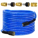 Pressure Power Washer Hose 50 Ft 1/4", Super Flexible Kink Resistant Car Wa.... Fixed Price $47.45.