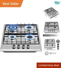 Versatile 4-BURNER Gas Cooktop With High Btu Output Modern Kitchen Essential. Fixed Price $258.20.