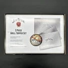 Jim Beam 3 Piece Grill Topper Set New In Box. Fixed Price $12.98.