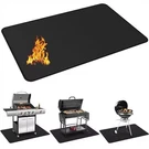 Protebox 48 30 Inch Under Grill Black (double-sided Fireproof Oil-proof). Fixed Price $34.02.