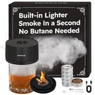 Electric Whiskey Smoker Kit With 6 Wood Chips, Rechargeable Cocktail K.... Fixed Price $54.00.