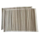 Bamboo Place Mats Topical Jungle Set Of 2 Reversible 18 7/8" X 13 3/8". Fixed Price $10.45.