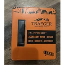 Traeger Industries P.a.l. Pop-and-lock Accessory Hook Black 3 Pack Easy Clean. Fixed Price $15.00.