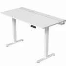 Vivo Electric 60" X 30" Desk, Full Pad, White Hidden Cable Tabletop, Frame. Fixed Price $349.99.