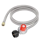Gaspro 0-20 Psi Adjustable Propane Regulator With Braided Hose, High.... Fixed Price $31.70.