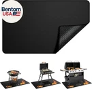 Non-slip 48X30 Inch Under Mats For Outdoor Grill, 2MM Thick Fireproof, Oil. Fixed Price $45.86.