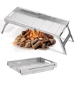 Foldable Campfire Grill Stainless Steel, 24.8"*11" Food Grade Metal, Non-toxi.... Fixed Price $19.99.