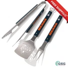 Nfl Chicago Bears 3-PIECE Bbq Set Officially Licensed Sports Grill Tools. Fixed Price $110.33.