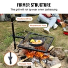 Vevor Swivel Campfire Grill Grate Over Pits Heavy Duty Steel. Fixed Price $53.80.