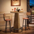 Round Table, 37.4" High Pub For Small Bars, Dining Room, Living. Fixed Price $99.99.