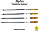 Big Cuts - Set 4 Brazilian Skewers For Bbq 28" Professional Grade. Fixed Price $62.00.