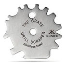 Kunifu Stainless Steel Bbq Grill Scraper Gadget Cleaner Camping Accessory. Fixed Price $6.99.