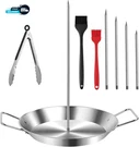 Stainless Steel Shawarma Pan For Oven Grill 5 Spikes Chicken Pork Cooking. Fixed Price $26.45.