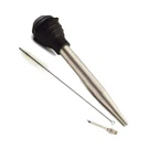 Norpro Deluxe Stainless Steel Baster With Meat Injector And Cleaning Brush. Fixed Price $18.71.