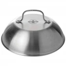 Chefmaster 9" Stainless Steel Cheese Melting Bbq Grill Dome Cover. Fixed Price $9.98.
