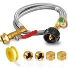 Adapter For 1 Lb. Tanks With Gauge & Control Valve, 3 Ft Propane.... Fixed Price $38.87.