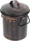 Doitool Fireplace Bucket With Lid Small Galvanized Trash Can Storage Bin Met. Fixed Price $64.84.