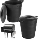 2 Pack Reusable Silicone Grease Bucket Liner W/lids For Traeger Smoker,. Fixed Price $22.95.