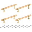 4PCS Adjustable Wood Drawer Pulls Bar Double Hole Handles With Screws Gold. Fixed Price $19.26.
