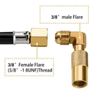 EAZY2HD 12FT Rv Propane Hose With Blackstone Elbow Adapter, Low Pressure Lp Quic. Fixed Price $31.00.
