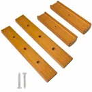 2 Pack Cherry Wood Replacement Handle Fits Weber Charcoal Grill. Fixed Price $15.50.