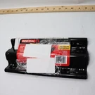 (2-PK) Universal Adjustable Heat Tent Porcelain Coated Black Large 12.4" X 5.5". Fixed Price $16.17.