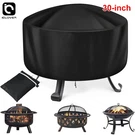 30IN Waterproof Barbecue Bbq Gas Grill Cover Patio Round Fire Pit Uv Protector. Fixed Price $12.87.