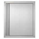 Bbq Access Door, 18W X 21H Inch Single Outdoor Kitchen Stainless Steel Flu. Fixed Price $67.03.