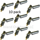 Ten 4" Weld-on Steel Bbq Pit Smoker Door Bullet Hinges W/ Brass Bushing Zerk. Fixed Price $39.99.
