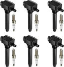 Ignition Coil Pack UF648 Iridium Spark Plug 97390 Compatible With Jeep Grand. Fixed Price $118.33.