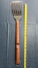 21 Inch Bbq Grill Metal With Wood Handle Fingers Grip Spatual Stainless Steel. Fixed Price $18.00.