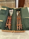 Fetzer Vineyards Picnic Time Bbq Tool Set Stainless Steel /wood -wicker Case. Fixed Price $79.95.