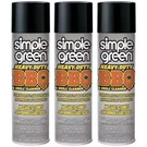 3 Pack Simple Green 20OZ Heavy-duty Aerosol Bbq And Grill Degreaser Residue-free. Fixed Price $10.99.