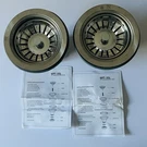Pair Nantucket Sinks GPT-35L Stainless Steel Kitchen Drains New Open Box. Fixed Price $36.89.