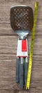 Grand Gourmet Bbq Tool Set 4-PIECE New Turner, Fork, Tongs, Basting Brush. Fixed Price $21.00.