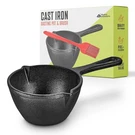 Modern Innovations Cast Iron Melting Pot For 9 X W 2.5 H, Black. Fixed Price $28.54.