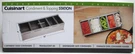 Cuisinart Condiment & Topping Station Caddy 5 Compartments New Box. Fixed Price $51.29.