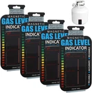 Homaisson 4 Pcs Magnetic Gas Level Indicator - Reusable Propane Tank Gaug. Fixed Price $12.16.