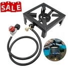High Output Propane Outdoor Burner Single Stove Heavy Duty Camping Cooking Gas. Fixed Price $26.96.