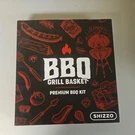 Shizzo Basket Set, Barbecue Bbq Grilling, Stainless Steel Folding Portable. Fixed Price $16.99.