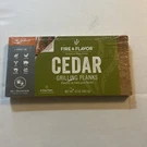 Fire & Flavor Cedar Grilling Plank New Package Bbq Salmon. Fixed Price $8.00.